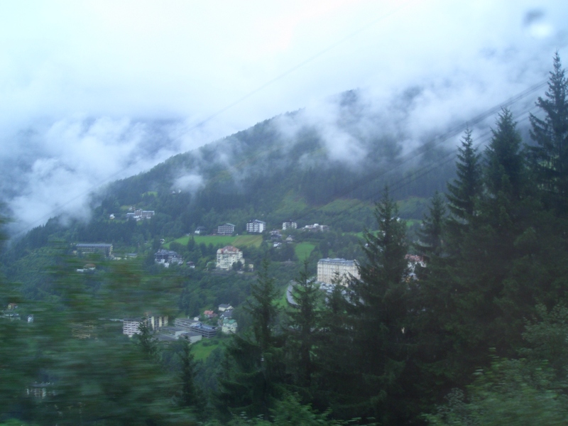 Austrian hills and clouds