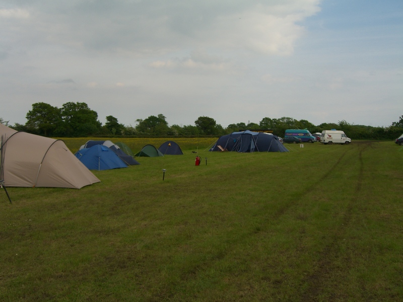 Camping field at Bungay