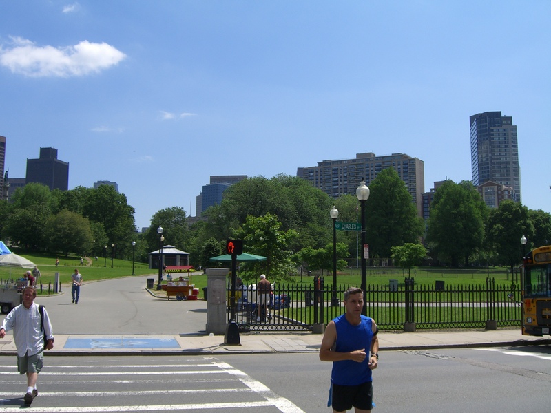 Charles St and Boston Common