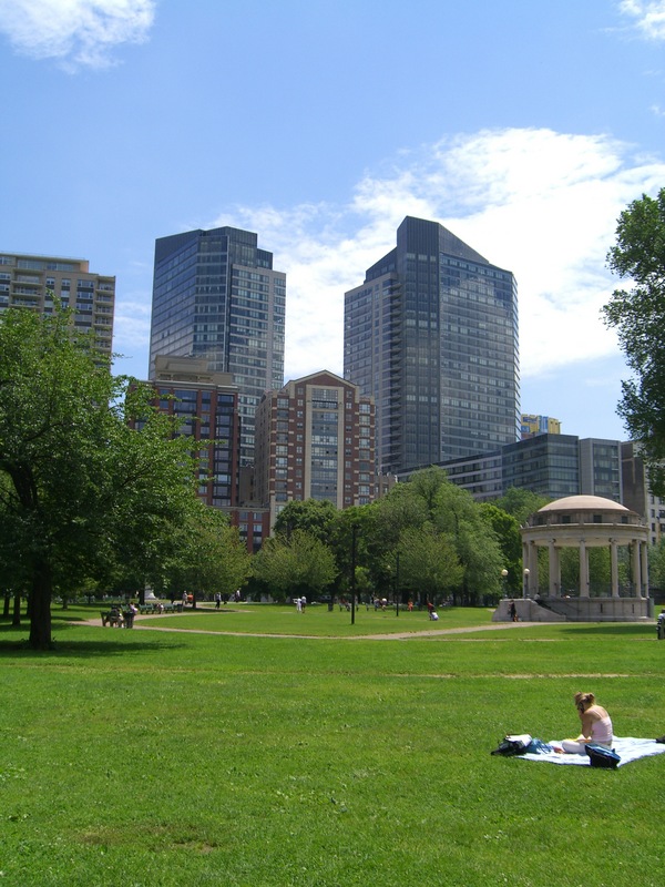 Financial District from Boston Common