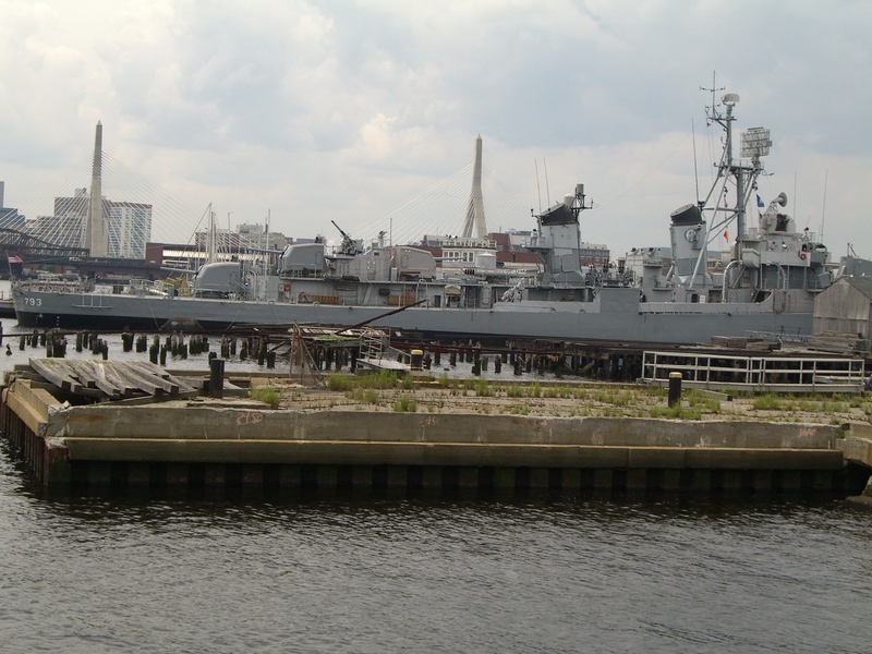 Warship in Charlestown Naval Yard