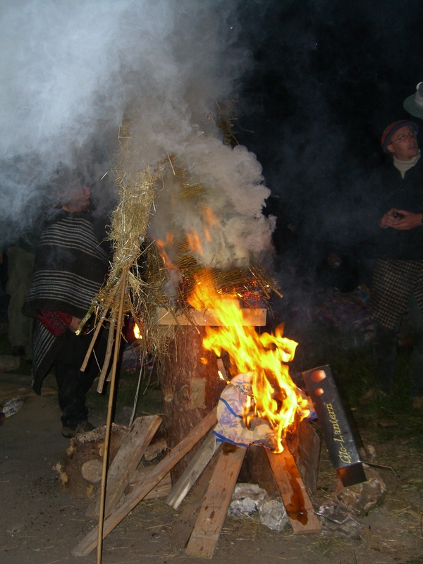 The buring of the wicker man