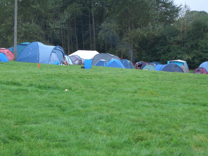 Camping field at Bristol